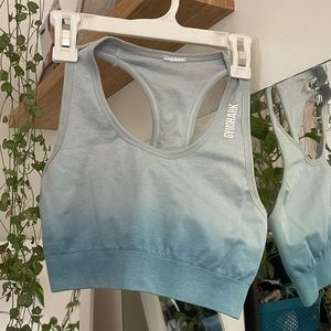 Gymshark Ombré Seamless Sports Bra - Blue